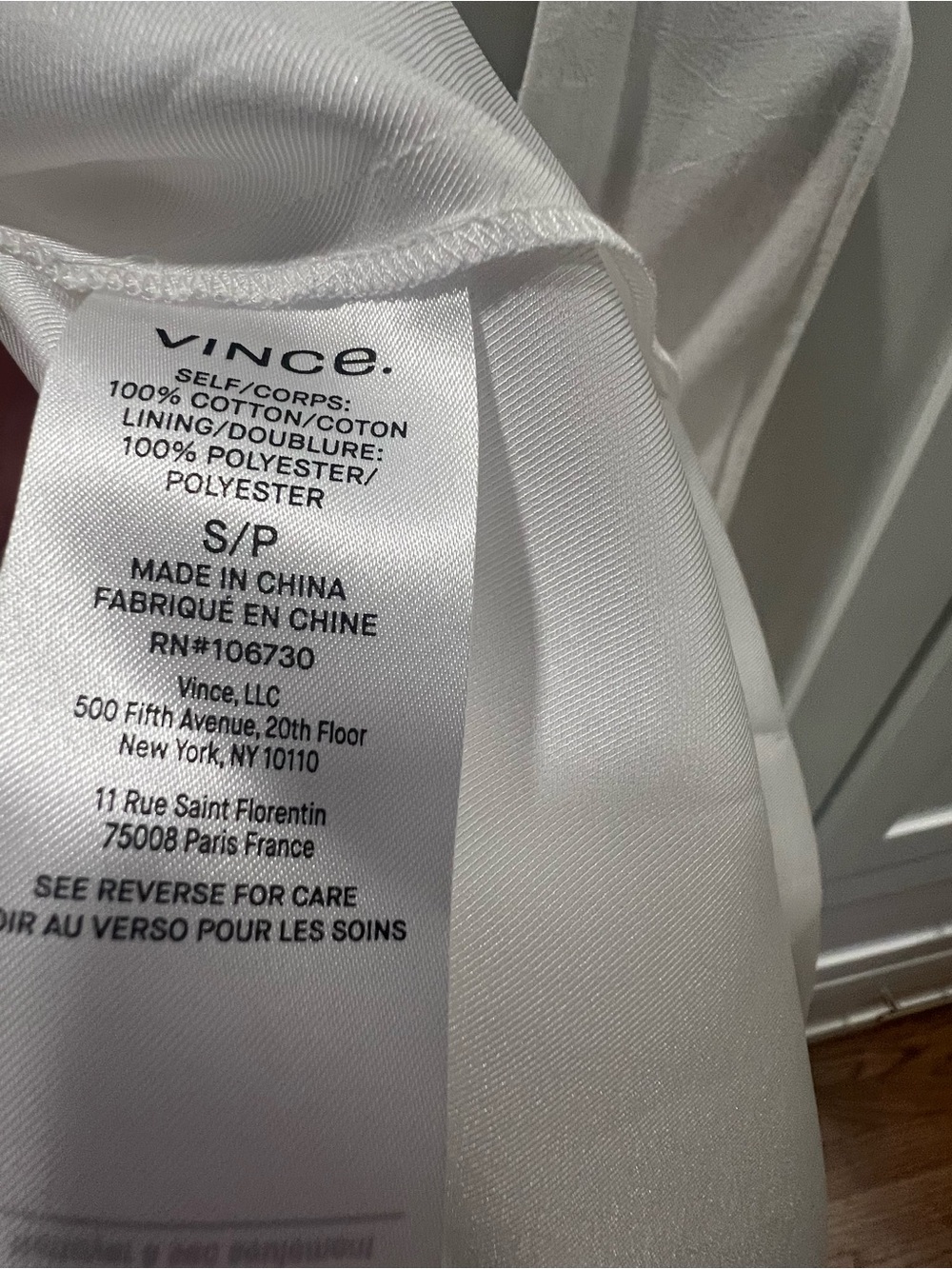 Vince white sleeveless dress. Great for vacation, parties NWT. Never worn! - Picture 2 of 8